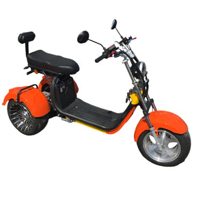 EVa3x2™ Dual Motor 4000w Tilting eTrike-Moped ON 12