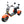 EVa3x2 SCM™ Dual Motor 4000w + Front Alternator Wheel (2000w) Tilting eTrike-Moped with Self-Charging Mode (SCM) Using KINETIC Energy
