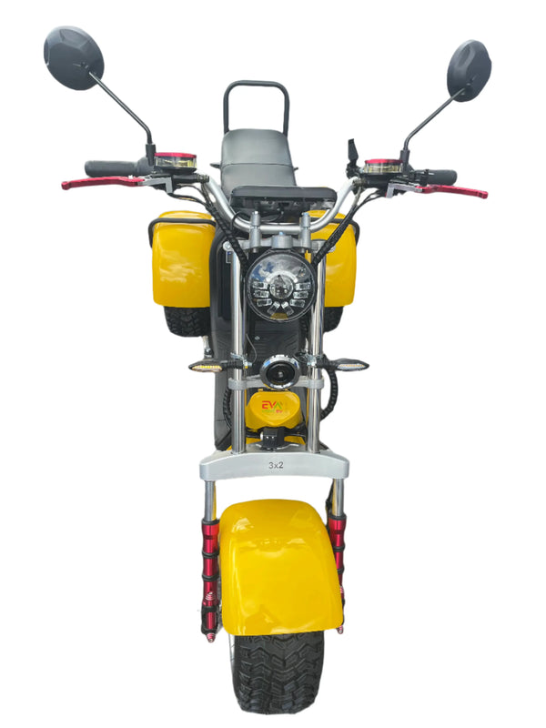 EVa3x2&trade; Dual Motor 4000w Tilting eTrike-Moped on 10" OFF ROAD TYRES - NZ Road Registered