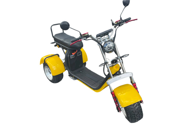 EVa3x2&trade; Dual Motor 4000w Tilting eTrike-Moped on 10" OFF ROAD TYRES - NZ Road Registered